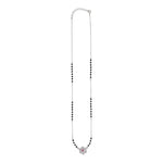 Load image into Gallery viewer, 925 Sterling Silver Traditional Floral Pendant Mangalsutra For Women - Taraash