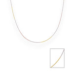 Load image into Gallery viewer, 925 Sterling Silver Tri-Color Box Chain for Women - Taraash