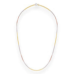Load image into Gallery viewer, 925 Sterling Silver Tri-color Box Chain For Women - Taraash