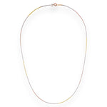 Load image into Gallery viewer, 925 Sterling Silver Tri-Color Box Chain for Women - Taraash