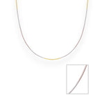 Load image into Gallery viewer, 925 Sterling Silver Tri-Tone Snake Chain for Women - Taraash