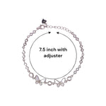 Load image into Gallery viewer, 925 Sterling Silver White Mother Of Pearl Butterfly Cz Bracelet for Women - Taraash