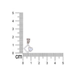 Load image into Gallery viewer, 925 Sterling Silver White Mother of Pearl Square Heart CZ Pendant for Women - Taraash