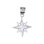 Load image into Gallery viewer, 925 Sterling Sterling Silver Pink Mother of Pearl Star Pendant with Chain - Taraash