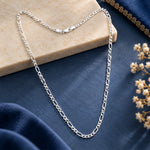 Load image into Gallery viewer, Taraash Sterling Silver Chain With Interlinks For Men AFGH1006C20IN