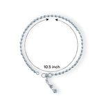 Load image into Gallery viewer, 925 Sterling Silver Single Line Plain Ball Ending with Charm Single Anklet For Women/Girl