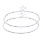 Load image into Gallery viewer, Taraash anklet for women in silver