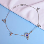 Load image into Gallery viewer, 925 Sterling Silver Evil Eye Charm Single Anklets for Women