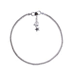 Load image into Gallery viewer, 925 Sterling Silver Box Design with Star & Beads Anklet For women
