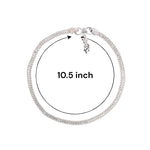 Load image into Gallery viewer, 925 Sterling Silver Box Chain Traditional Single Anklet for Women