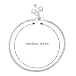 Load image into Gallery viewer, 925 Sterling Silver Curb Chain 10.5 inch Anklets for Women