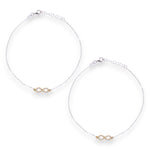 Load image into Gallery viewer, 925 Sterling Silver Infinity CZ Design Anklets for Women