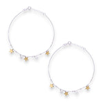 Load image into Gallery viewer, 925 Sterling Silver Star Gold & Silver Anklet for Women