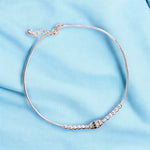 Load image into Gallery viewer, 925 Sterling Silver Evil Eye Beaded Chain Single Anklet for Women