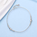 Load image into Gallery viewer, 925 Sterling Silver Multi Beaded Single Anklet for Women