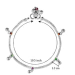 Load image into Gallery viewer, Taraash 925 Sterling Silver Single Ghungroo Anklets For Women