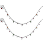 Load image into Gallery viewer, Taraash pure silver anklets