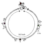 Load image into Gallery viewer, Taraash silver anklet