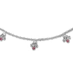 Load image into Gallery viewer, Taraash 925 Sterling Silver CZ Chain Anklet For Women