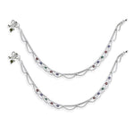 Load image into Gallery viewer, Taraash 92.5 silver anklets for women