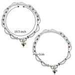 Load image into Gallery viewer, Taraash silver anklet
