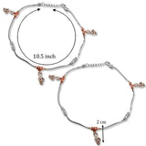 Taraash anklets for women of silver