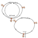 Load image into Gallery viewer, Taraash anklet for women silver