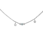 Load image into Gallery viewer, 925 Sterling Silver Dangling Floral Charm Chain Single Anklet for Women