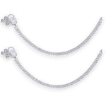 Load image into Gallery viewer, 925 Sterling Silver Curb Chain with Ball & Ghungroo Anklet for Kids