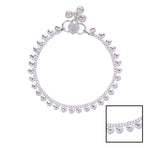 Load image into Gallery viewer, 925 Sterling Silver Leaf Design Anklets for Girls/Kids