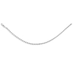 Load image into Gallery viewer, 925 Sterling Silver Oval Shape Ball Chain Single Anklet for Women
