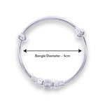 Load image into Gallery viewer, 925 Sterling Silver Multi Beaded Bangles for Kids