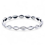 Load image into Gallery viewer, 925 Sterling Silver Twisted Design Single Bangle for Women