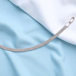 Load image into Gallery viewer, 925 Sterling Silver Plain Ball Chain Single Anklet for Women
