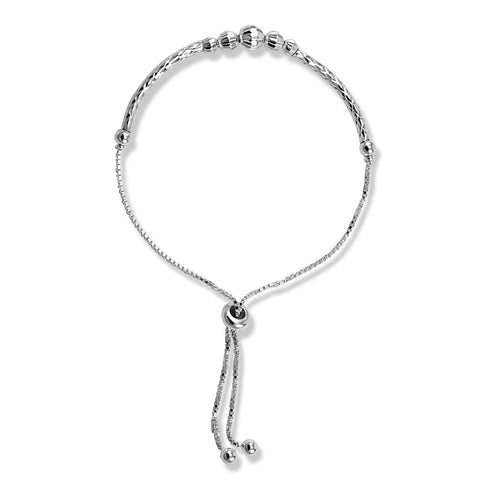 Taraash 925 Sterling Beaded Bracelet | Silver Bracelet For Girls | Silver Bracelet