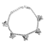 Load image into Gallery viewer, Taraash 925 Sterling Butterfly Pure Silver Bracelet For Women | Pure Silver Bracelet Girls | Silver Bracelet