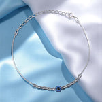 Load image into Gallery viewer, 925 Sterling Silver Rakhis Evil Eye Rakhi for Brother