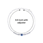 Load image into Gallery viewer, 925 Sterling Evil Eye Beaded Rakhi Rakhi for Brother