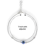 Load image into Gallery viewer, 925 Sterling Silver Evil Eye Silver Beads Rakhi For Brother
