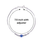 Load image into Gallery viewer, 925 Sterling Silver Multi Beaded Silver Rakhi for men