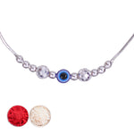 Load image into Gallery viewer, 925 Sterling Silver Evil Eye Rakhi – Stylish Safeguard for Your Brother