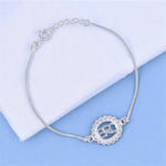 Load image into Gallery viewer, 925 Sterling Silver Bro Motif Rakhi Bracelet for Brother