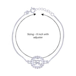 Load image into Gallery viewer, 925 Sterling Silver Bro Motif Rakhi Bracelet for Brother