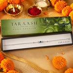 Load image into Gallery viewer, Evil Eye Design Chandi Rakhi Bracelet for Brother Online