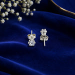 Load image into Gallery viewer, Taraash 925 Sterling Silver White Cz Stud Earrings CBER167I-01