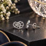 Load image into Gallery viewer, 925 Sterling Silver Abstract Paisley Swirl Stud Earrings For Women