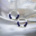 Load image into Gallery viewer, taraash silver hoops for women