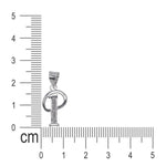 Load image into Gallery viewer, 925 Sterling Silver Glittered Letter P Pendant for Men and Women