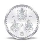 Load image into Gallery viewer, Taraash 999 Purity 20 grams Laxmi Ganesh Saraswati Silver Coin By ACPL