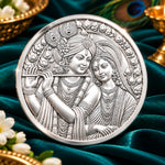 Load image into Gallery viewer, 999 Silver Purity Radha Krishna 20 Grams Coin With Packging